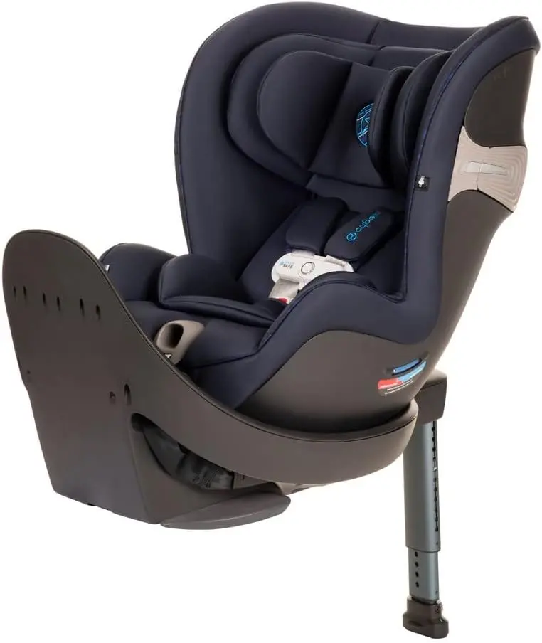 CYBEX Sirona S 360 Rotating Convertible Car Seat – Rear-Facing to 50 lbs, 12-Position Recline, SensorSafe Technology, Indigo Blue
