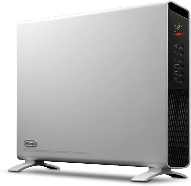 De’Longhi HCX9115ECA Convector Panel Heater – 1500W Quiet Room Heater with Wall-Mount Option & Eco Mode