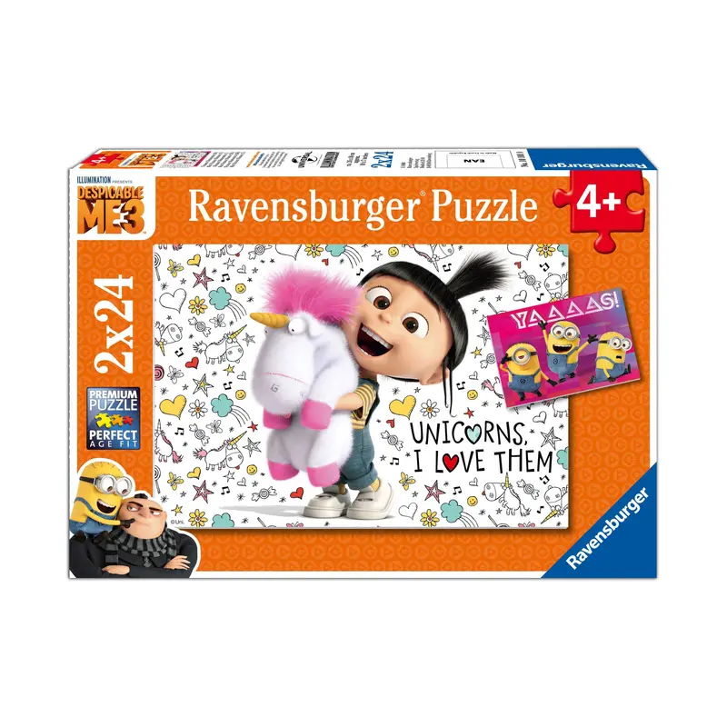Despicable Me 3 Agnes & Minions 24-Piece Kids Jigsaw Puzzle