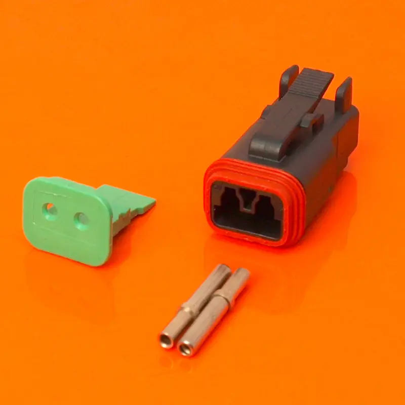 DEUTSCH DT 2-Pin Plug Connector – Sealed Male Insert Assembly