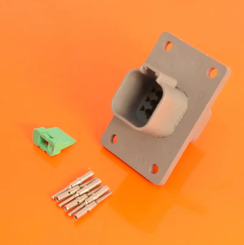 DEUTSCH DT 6-Pin Flange-Mount Receptacle Connector
