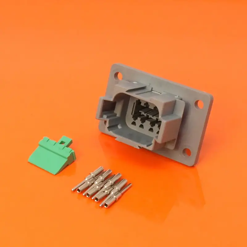 DEUTSCH DT 8-Pin Flange-Mount Receptacle Connector