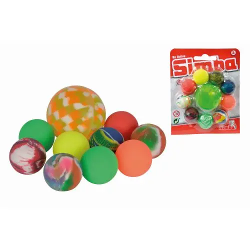 Dickie Toys Bouncing Balls Set – 10-Piece Multicolor Ball Collection for Active Play