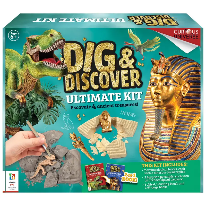 Dig & Discover Archaeology Kit – Interactive Geology & Excavation Science Set for Children