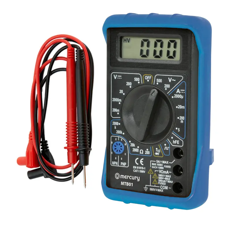 Digital Multimeter with Auto-Ranging & Backlit Display