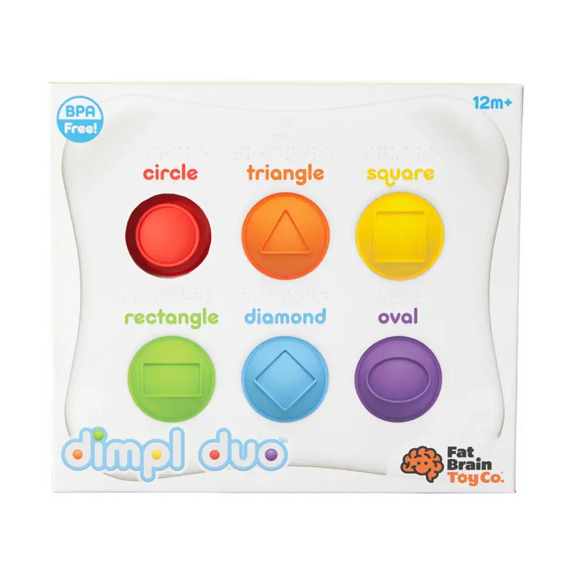 Dimpl Duo – Tactile Sensory Development Toy by Fat Brain Toy Co.