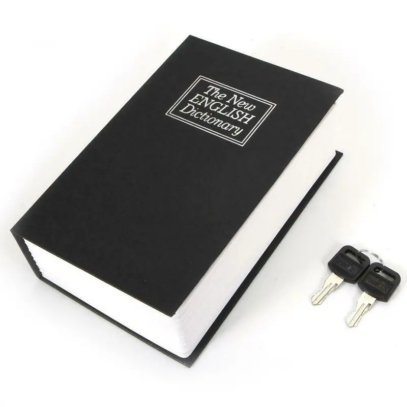 Discreet Dictionary-Style Jewelry Safe – Hidden Storage Box with Book-Like Appearance