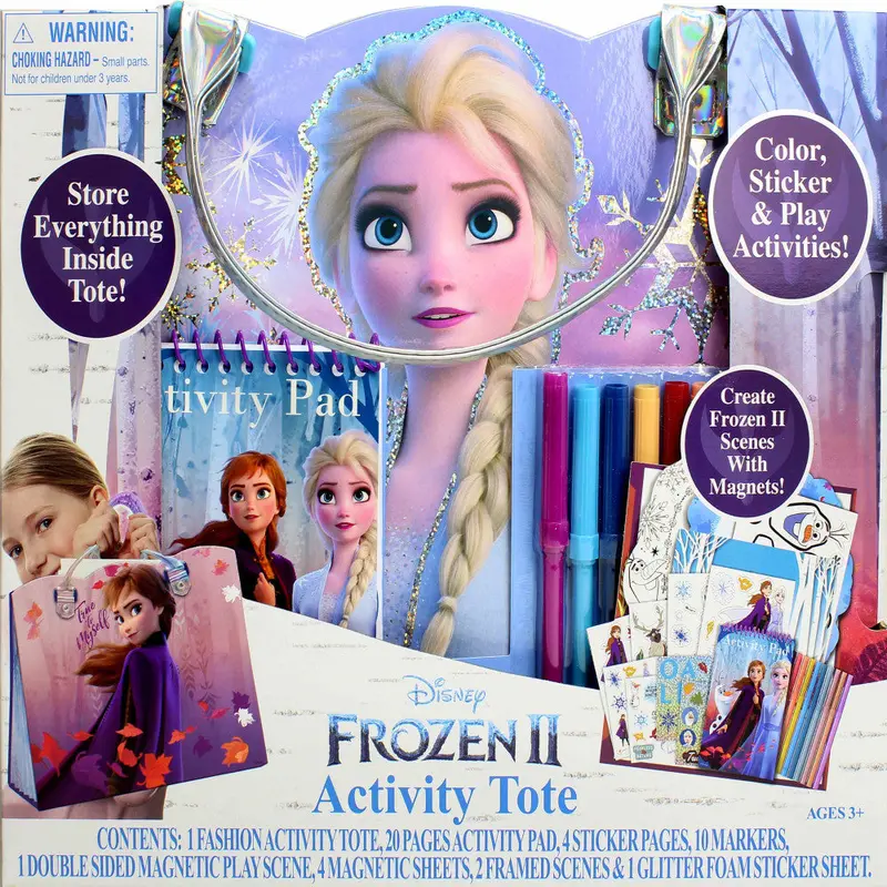 Disney Frozen 2 Creative Activity Tote – All-in-One Arts, Crafts & Coloring Kit