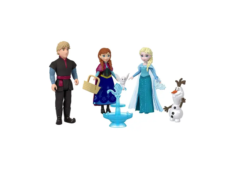 Disney Frozen Anna, Elsa, Kristoff & Olaf Character Collection Set