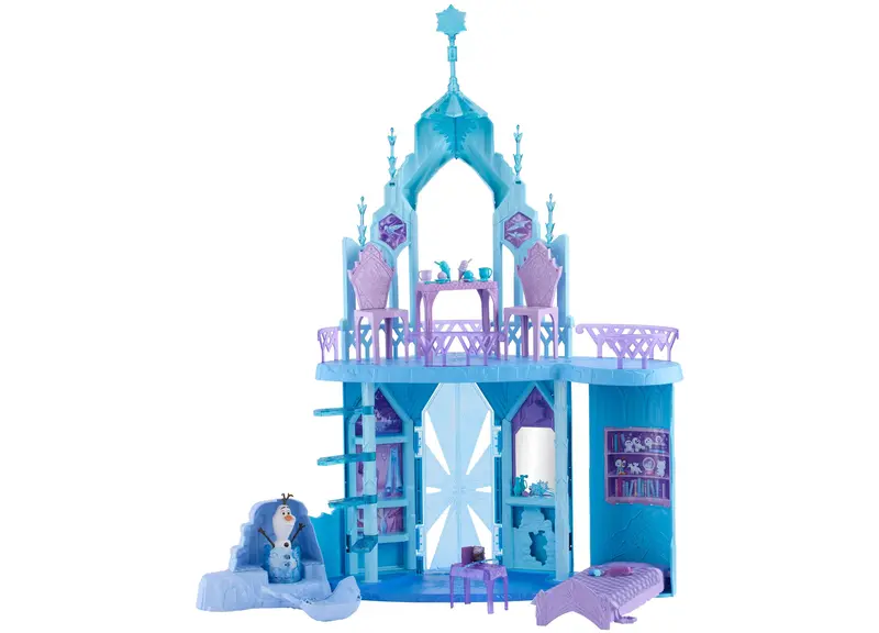 Disney Princess Frozen Elsa Ice Palace – Light-Up Castle Playset with Interactive Features