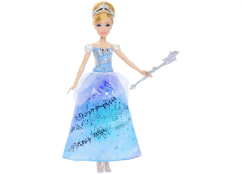 Disney Princess Light-Up Cinderella Doll – Glowing Gown Fashion Figure