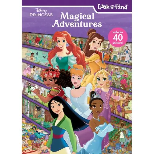 Disney Princess Look-and-Find Activity Book – Enchanting Visual Discovery Game