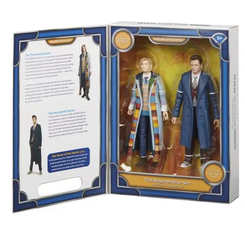 Doctor Who Regeneration Collector’s Set – 13th & 14th Doctor Figures