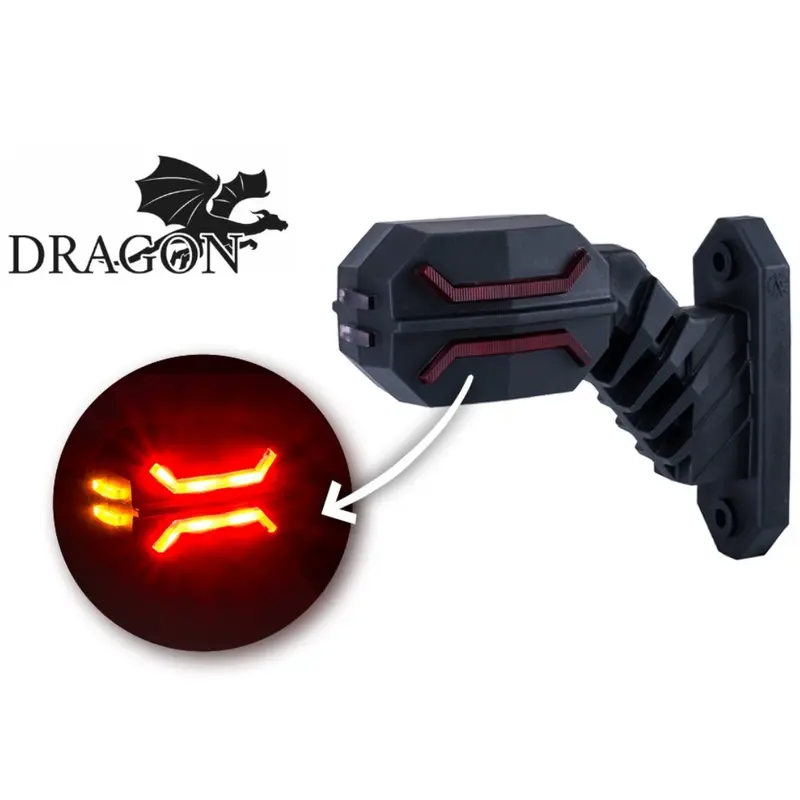 Dragon Outline Stalk Marker Lamps — Standard 135mm Length
