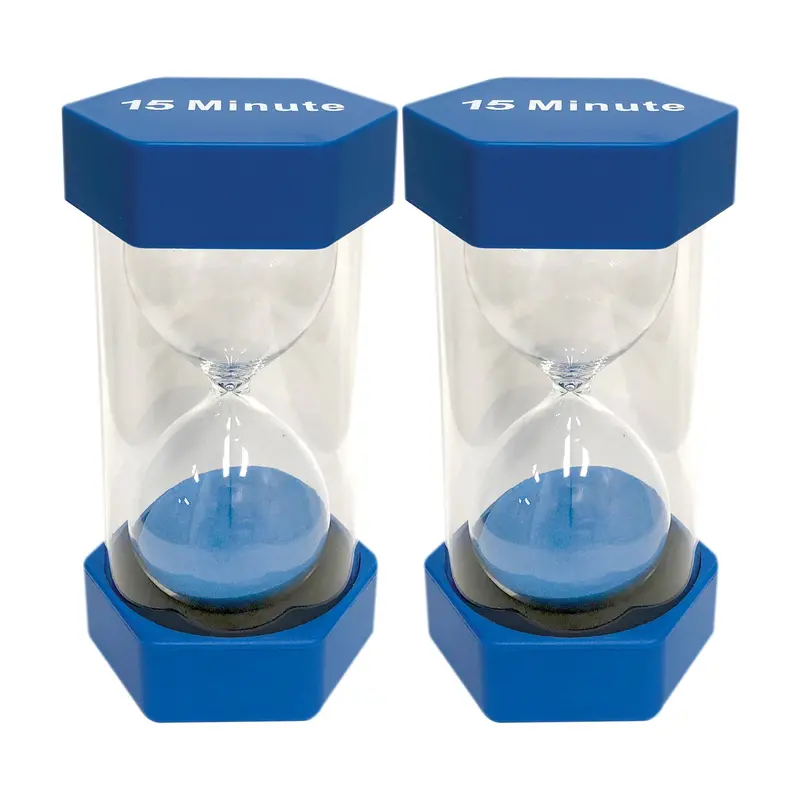 Dual 15-Minute Sand Timers – Coordinated Classroom Timing Set