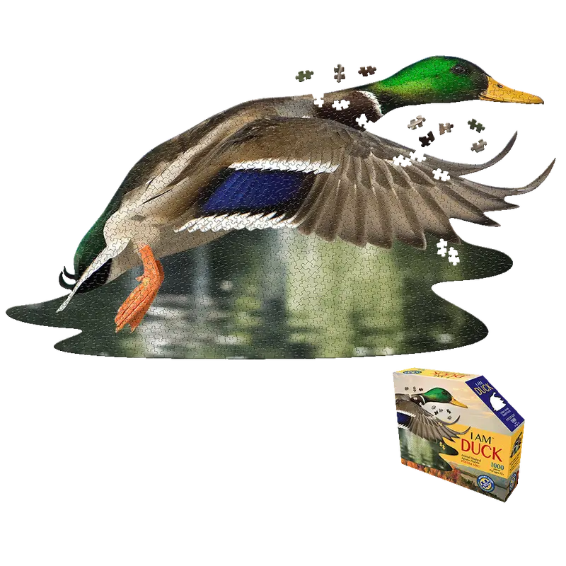 Duck-Themed Jigsaw Puzzle – 1000-Piece Nature Illustration by Madd Capp
