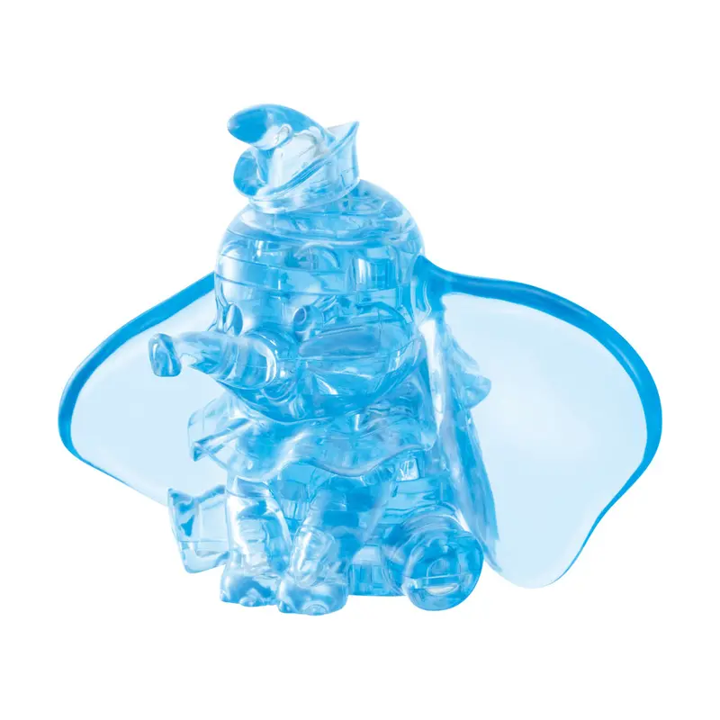 Dumbo 3D Crystal Puzzle – BePuzzled Disney Blue-Tinted Figure