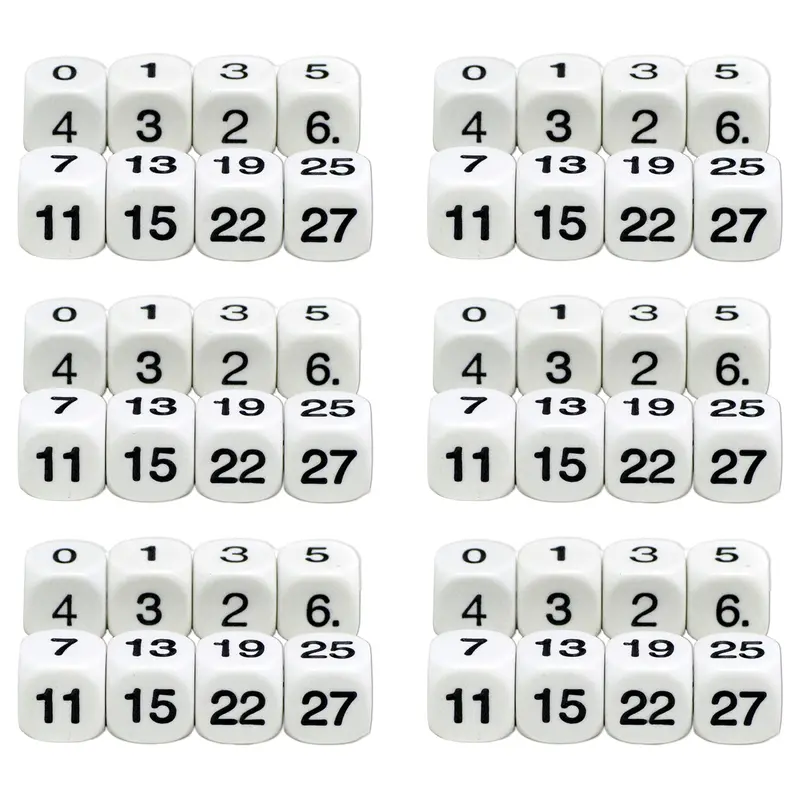 Educational Math Number Dice – Koplow Games 6-Set Bundle for Counting & Operations