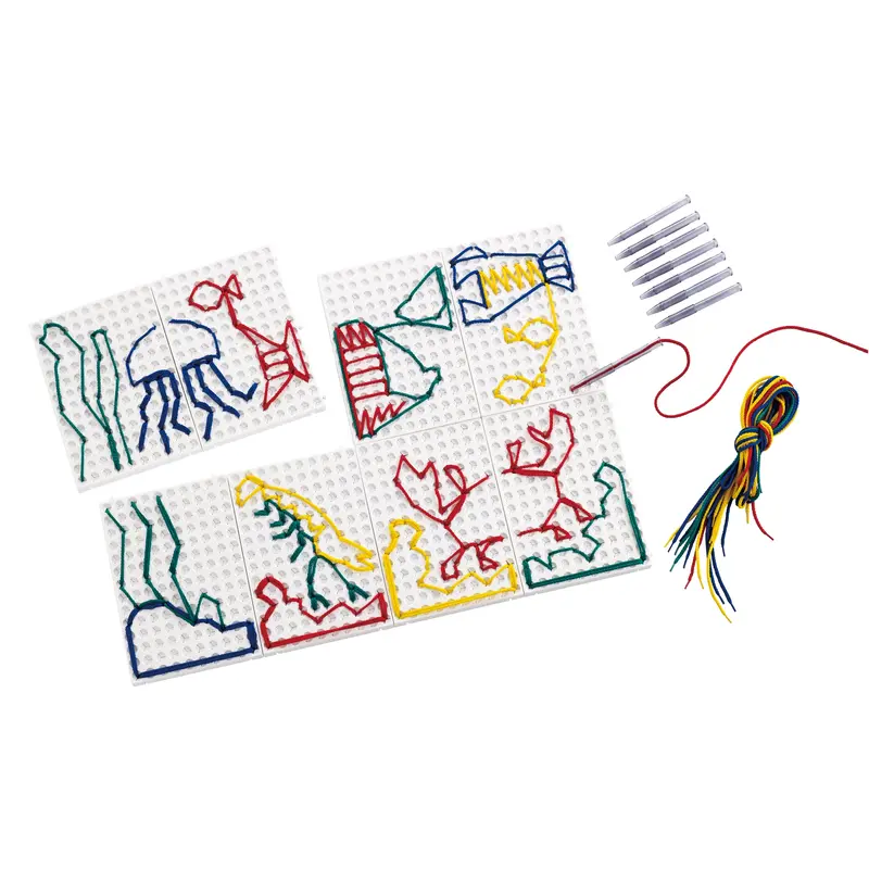Edxeducation Junior String Art Kit for Creative Learning and Fine Motor Development