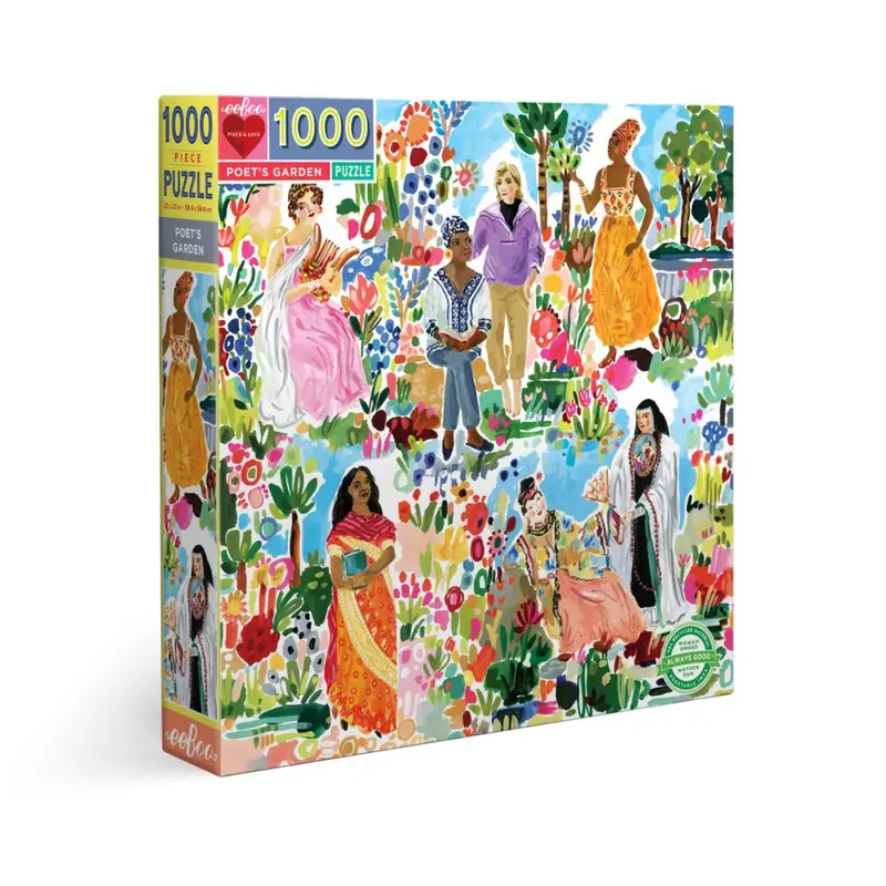 eeBoo Poet’s Garden 1000-Piece Adult Jigsaw Puzzle