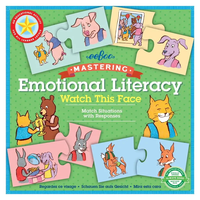 eeBoo Watch This Face Emotional Literacy Game – Award-Winning Learning Tool