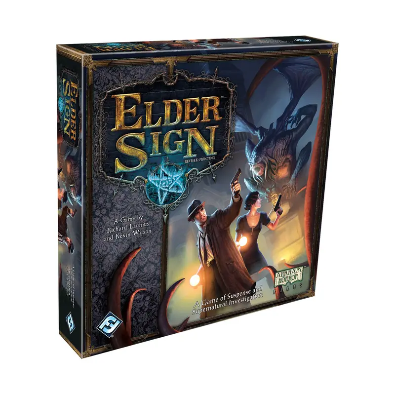 Elder Sign Revised Edition – Cooperative Dice-Based Adventure by Fantasy Flight Games