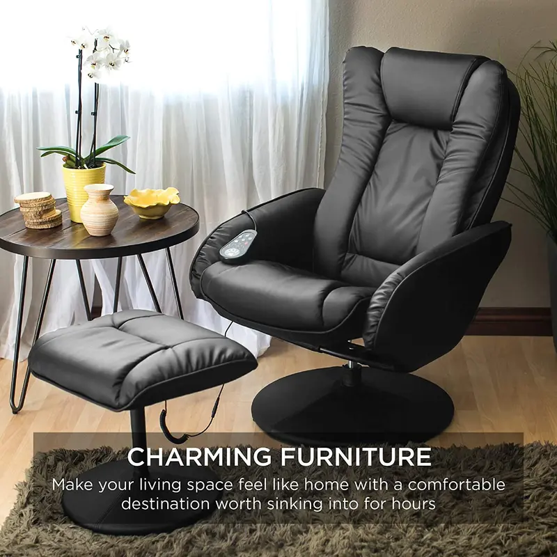 Electric Massage Recliner Chair with Ottoman & Heating Function – Wireless Remote Control | SKU: N/A