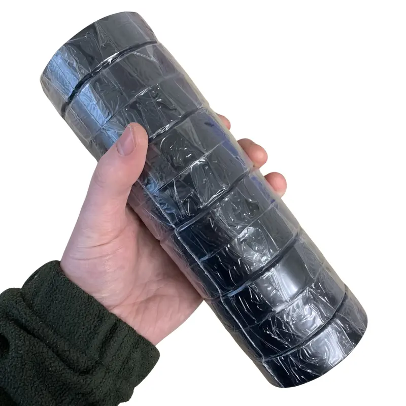 Electrical Insulating Tape – 10-Roll Pack, 19mm Width × 20m Length per Roll