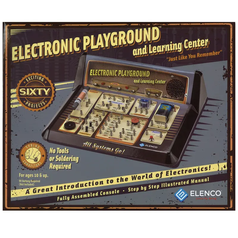 Elenco 60-in-One Electronic Playground – Hands-On STEM Experiment Learning System