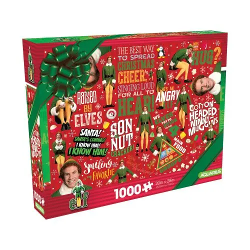 Elf Christmas Cheer Jigsaw Puzzle – 1000-Piece Holiday Themed Puzzle