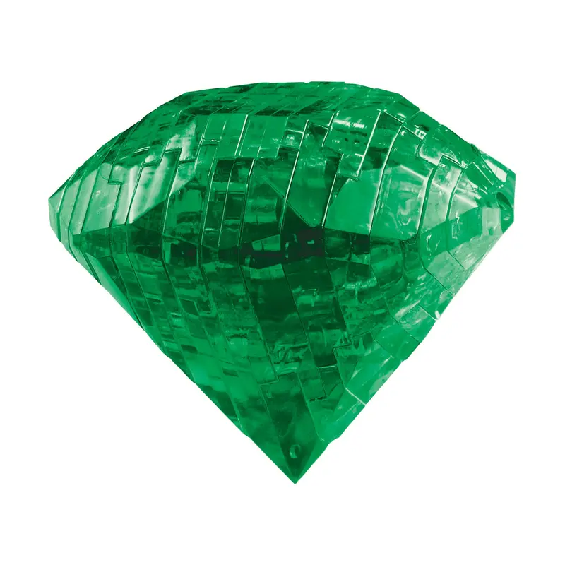 Emerald Gem 3D Crystal Puzzle – 43-Piece Enchanting Build