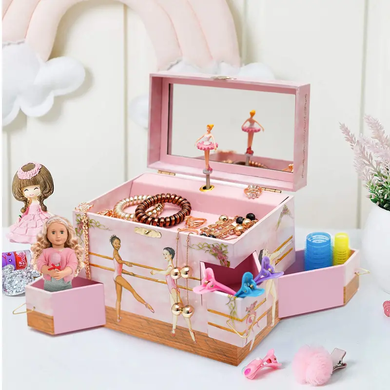 Enchantmints Ballet School Musical Jewelry Box – Dance Recital Gift