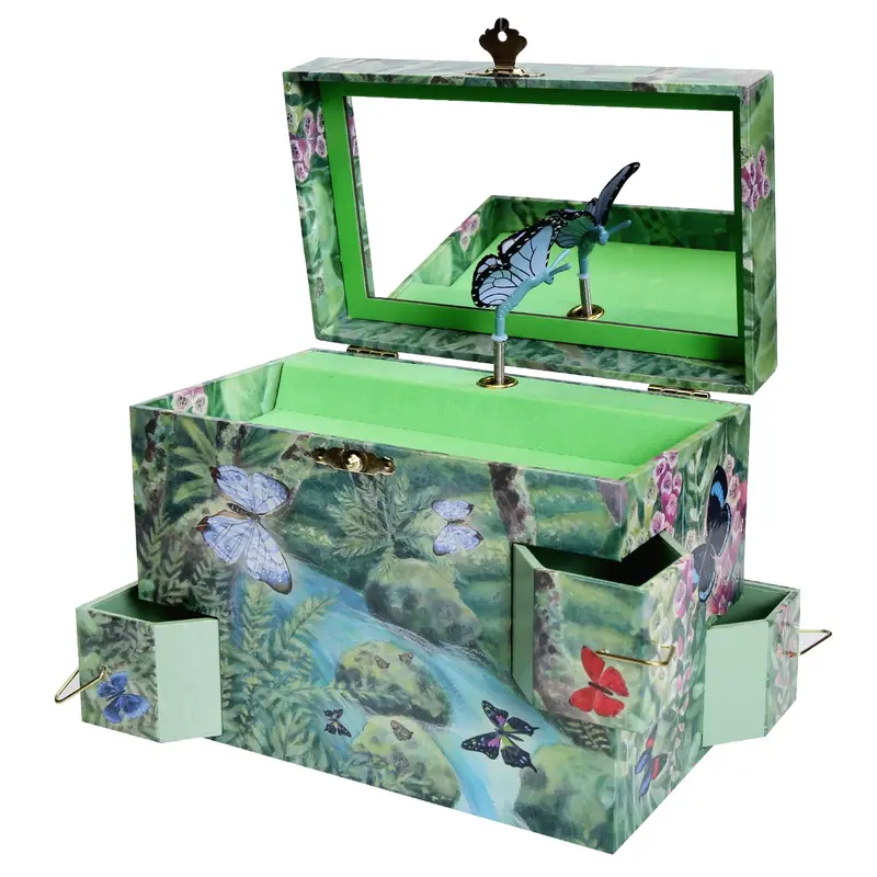 Enchantmints Mariposa Butterfly Musical Jewelry Box