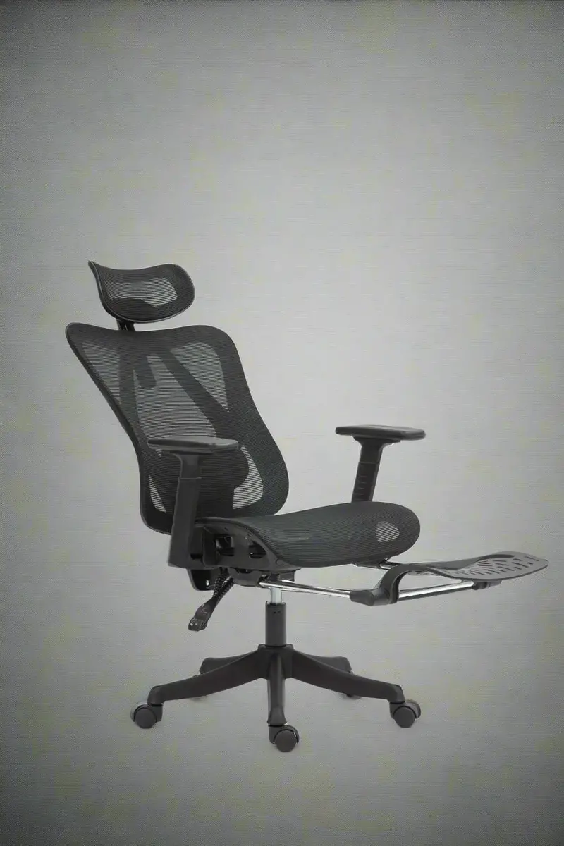 Ergonomic Mesh Office Chair with Lumbar Support – Adjustable Gaming & Work Chair in Black, Gray/White, or Pink