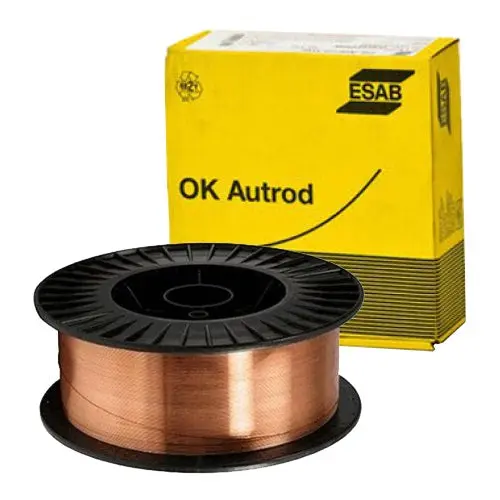 ESAB OK Autrod 12.51 Mild Steel MIG Wire – 5kg Spool (ER70S-6 Equivalent)