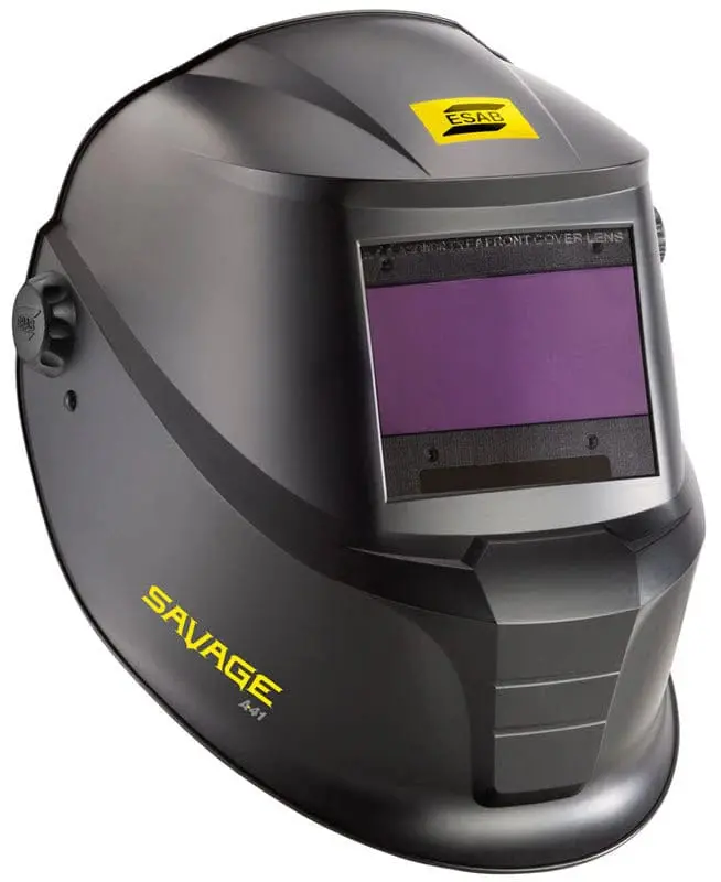 ESAB Savage A41 Black Auto-Darkening Welding Helmet – Lightweight, Responsive Protection