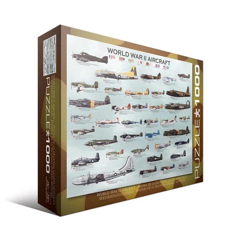 Eurographics WWII Aircraft Puzzle – 1000-Piece Historical Aviation Design