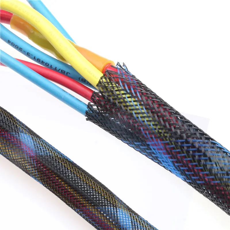 Expandable PET Braided Cable Sleeving – 10-Metre Roll, Multiple Diameter Options