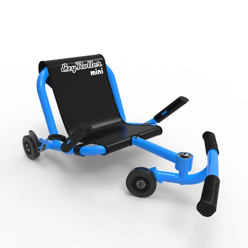 EzyRoller Mini Blue Ride-On Scooter for Toddlers Ages 2–4, 66 lb Weight Limit