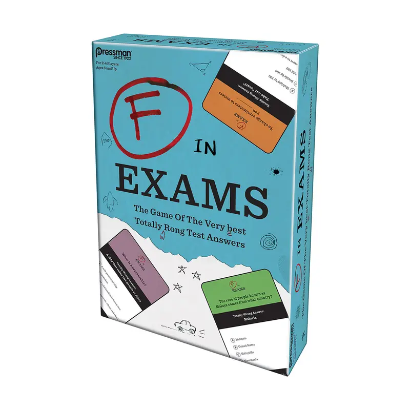 F in Exams: Comedy Trivia & Answer Board Game