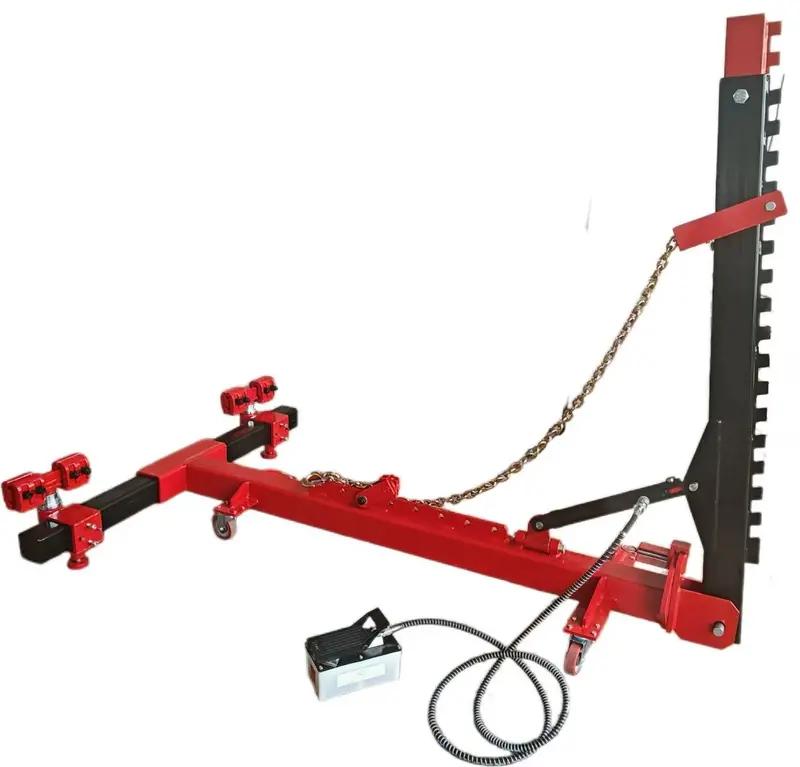 F1000 Portable Frame Straightener – 10-Ton Auto Body Alignment System with Integrated Air Pump