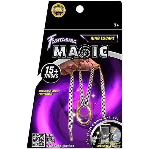 Fantasma Ring Escape Magic Trick Kit – Classic Handcuff-Style Illusion Set