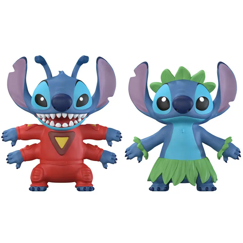 FleXfigs Disney Lilo & Stitch Articulated Figure Pack – 4-Piece Collectible Set