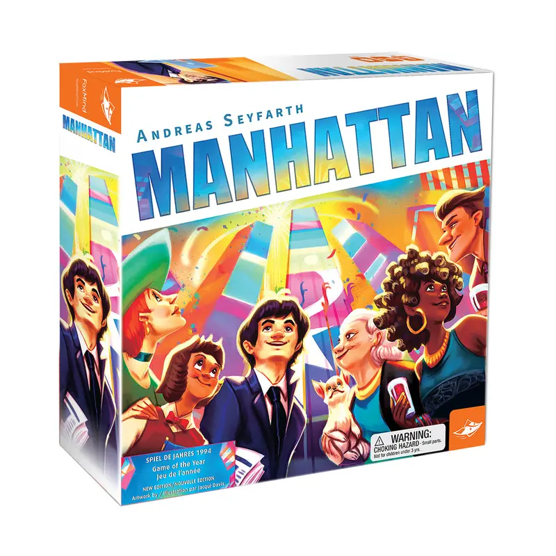 FoxMind Manhattan Skyline – Urban Planning Strategy Board Game