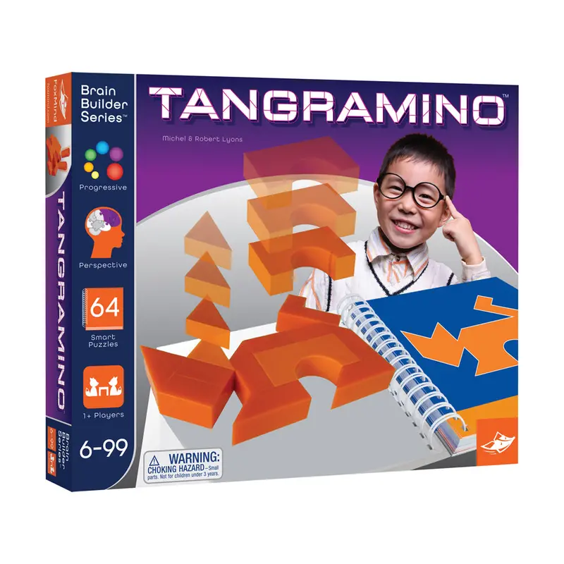 FoxMind Tangramino – Spatial Reasoning Puzzle from the Brain Builder Series