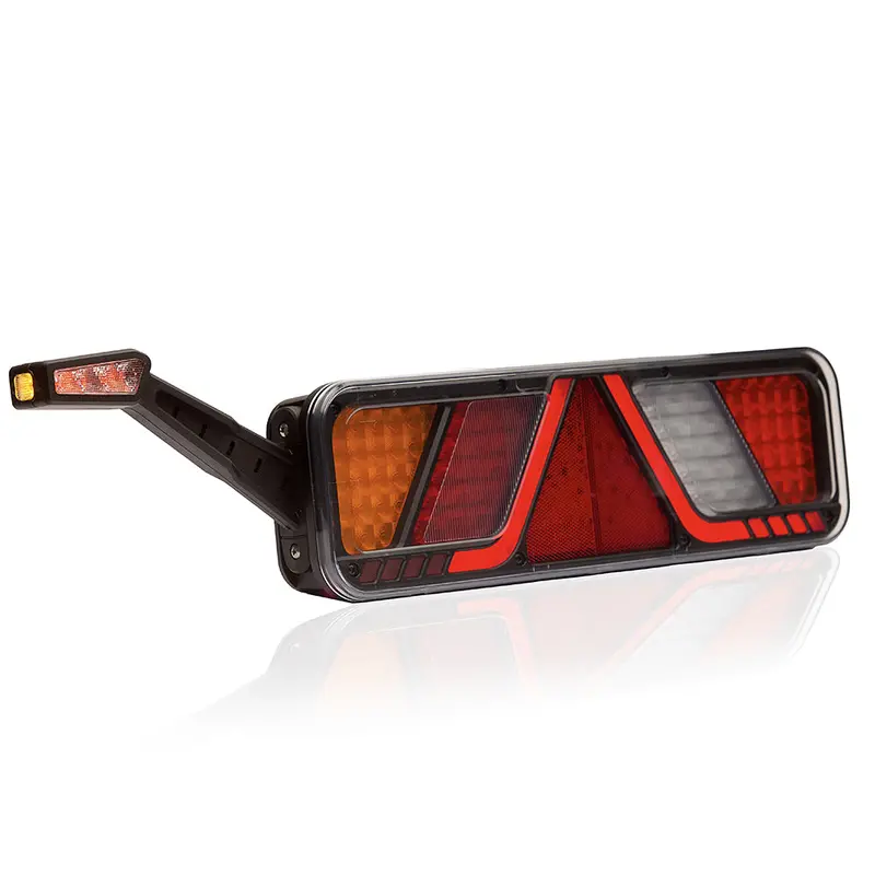 Fristom Large 6-Function LED Trailer Lamp with Integrated Outline Marker
