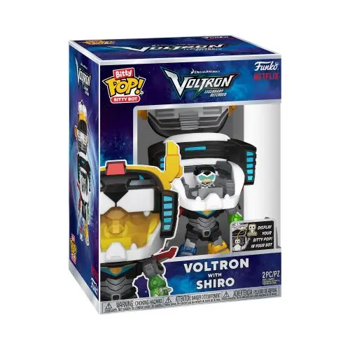 Funko Bitty POP! Voltron Shiro & Mecha Vinyl Figure – 4.85-Inch Mini Duo Set