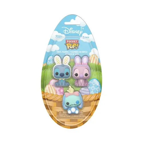 Funko Lilo & Stitch Easter Collection 3-Pack – Limited-Edition Plush Set with Display Stand
