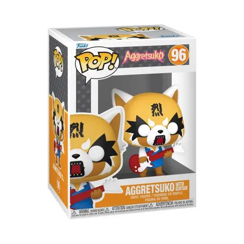 Funko POP! Sanrio Aggretsuko Vinyl Figure – 3.75″ with Guitar Pose