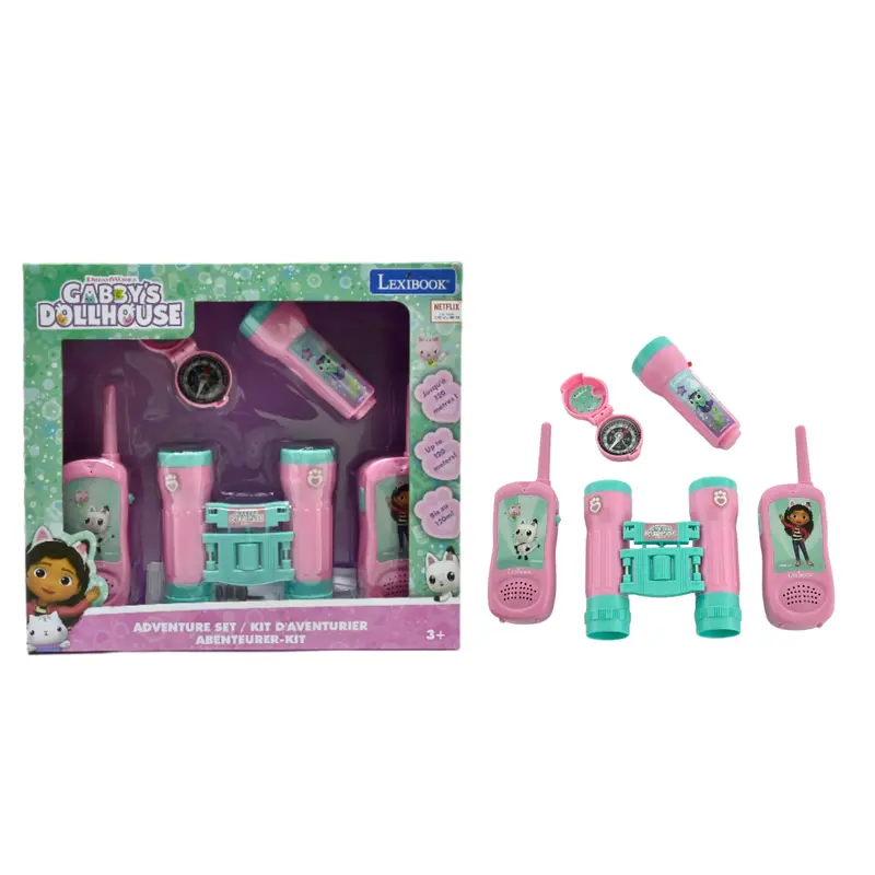 Gabby’s Dollhouse Adventure Play Set – 5-Piece Collection with Walkie Talkies